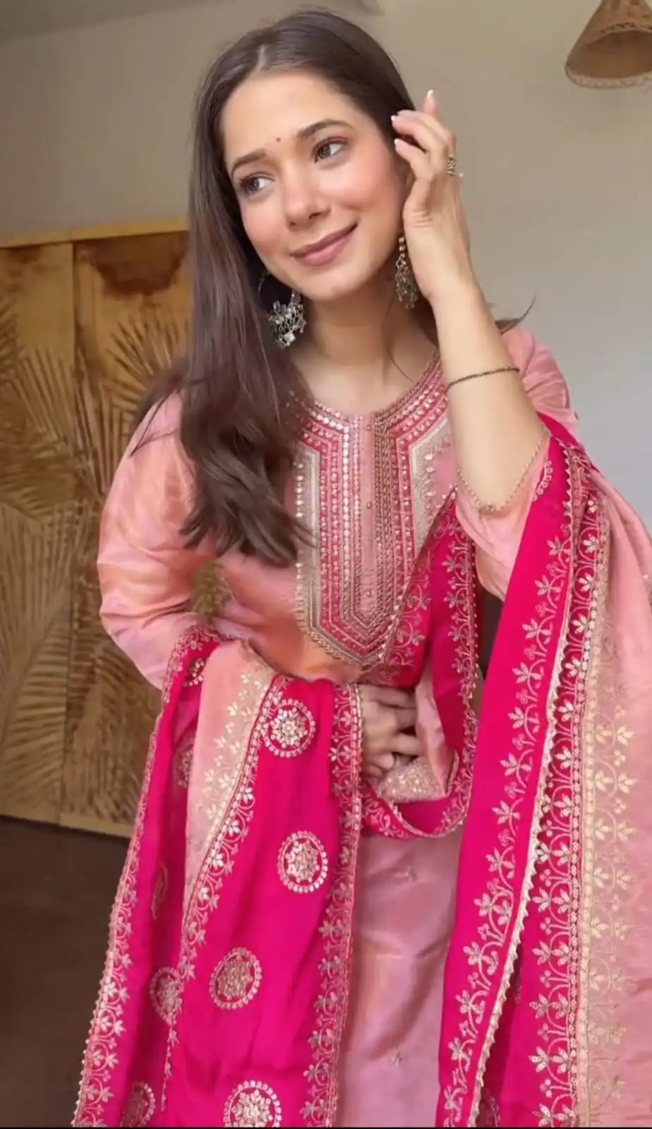 DC 119 Pink Chinon Salwar Suit with Embroidery Work & Digital Print. Festive Deal ₹1899. Delivery 4-6 Working Days. Shop now. | Jump Suits, Straight Suits, Casual Suits, Creative suits, Designer Suits, Palazzo Suits, Party Wear Suits, Patiala Suits, Salwar suit