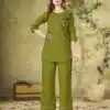 DIVA 162 Green Color Cotton Kurti with Printed Designer Work. Exclusive Offer ₹1749. Delivery 4-6 Working Days. Online Shop now. | Bollywood Kurti, Creative Kurtis, Designer Kurti, Kurti, Party Wear Kurti, Selfie Kurti