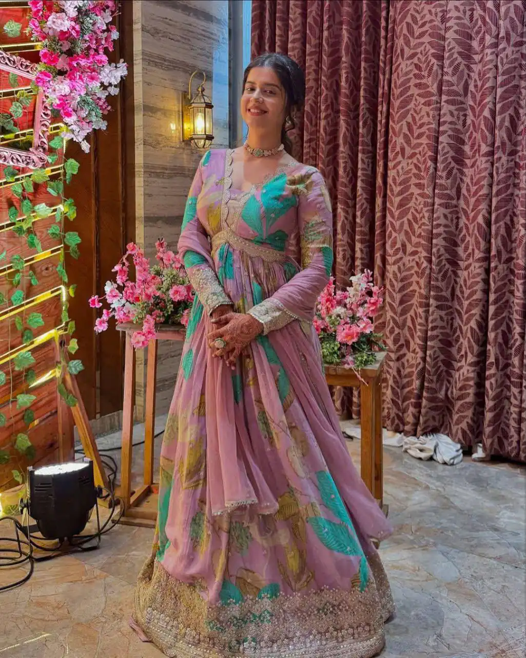 Perfect for Wedding, Party, Durga Puja, Diwali, Anniversary – ZB 5054 Pink Pink Fox Georgette Gown. Now at just ₹2149. Delivery 4-6 Working Days. Shop now. | Bollywood Gowns, Creative Gowns, Designer Gowns, Embroidered Gowns, Gowns, Party Wear Gowns