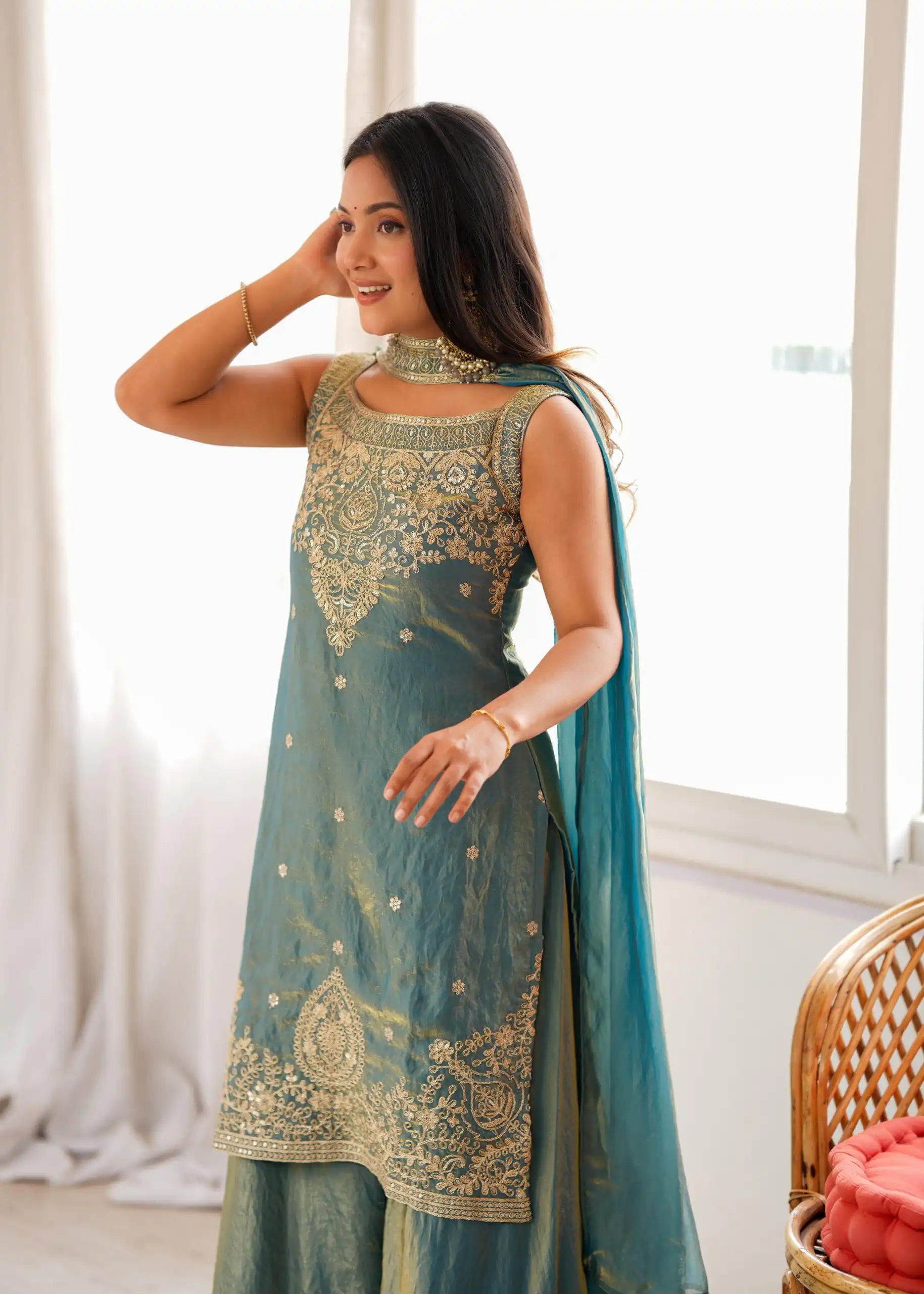 KB 306 Blue Fendy Silk Salwar Suit with Mirror Work & Embroidery Work. Best Price ₹1999. Delivery 4-6 Working Days. Shop now. | Jump Suits, Straight Suits, Casual Suits, Creative suits, Designer Suits, Palazzo Suits, Party Wear Suits, Patiala Suits, Salwar suit