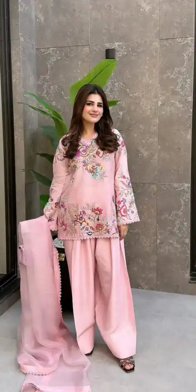 BE 469 Pink in Organza ace Work & Embroidery Work Salwar Suit . Special Price ₹2049. Delivery 4-6 Working Days. Shop now. | Jump Suits, Straight Suits, Casual Suits, Creative suits, Designer Suits, Palazzo Suits, Party Wear Suits, Patiala Suits, Salwar suit