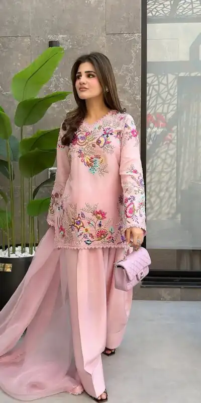 BE 469 Pink in Organza ace Work & Embroidery Work Salwar Suit . Special Price ₹2049. Delivery 4-6 Working Days. Shop now. | Jump Suits, Straight Suits, Casual Suits, Creative suits, Designer Suits, Palazzo Suits, Party Wear Suits, Patiala Suits, Salwar suit