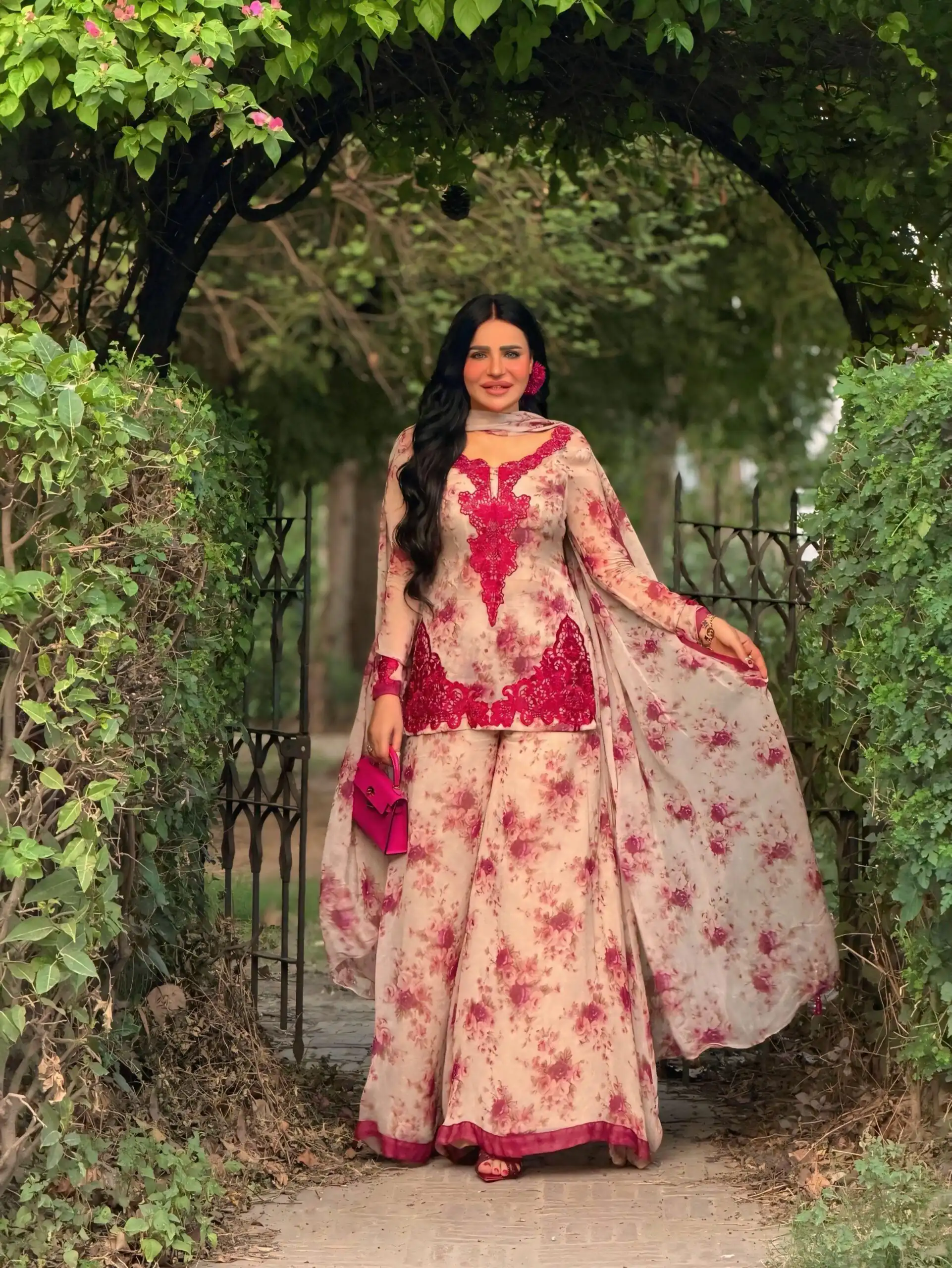 SRK 5352 Red Color Faux Georgette Salwar Suit with Designer Work. Affordable Price ₹2049. Delivery 4-6 Working Days. Shop now. | Jump Suits, Straight Suits, Casual Suits, Creative suits, Designer Suits, Palazzo Suits, Party Wear Suits, Patiala Suits, Salwar suit