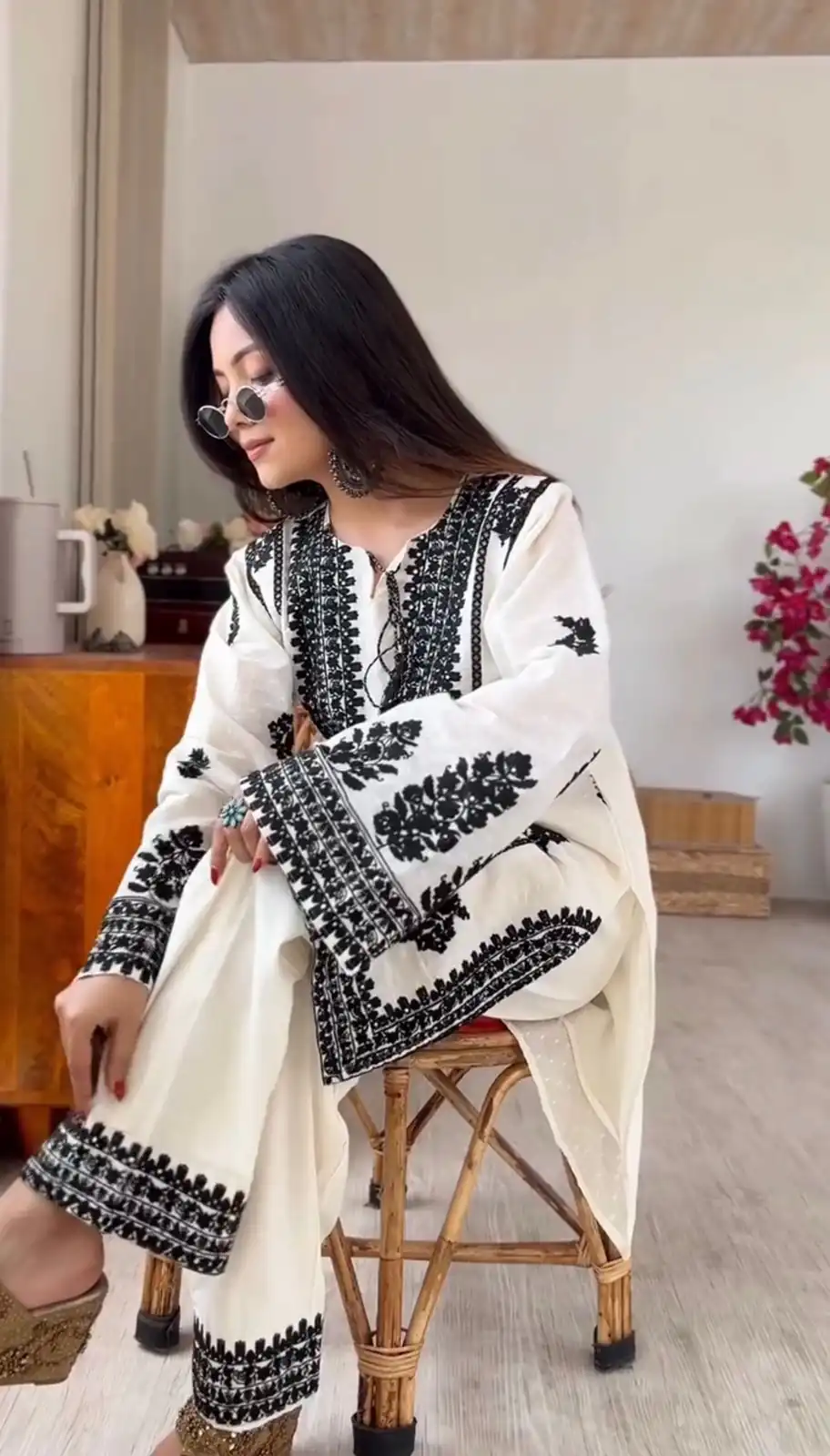 SRK 5349 White Rayon Butti Silk Salwar Suit with Embroidery Work. Special Price ₹1899. Delivery 4-6 Working Days. Shop now. | Jump Suits, Straight Suits, Casual Suits, Creative suits, Designer Suits, Palazzo Suits, Party Wear Suits, Patiala Suits, Salwar suit