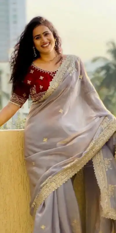 JR 666 Lavender Fendy Satin Saree Perfect for Wedding, Party, Durga Puja, Raksha Bandhan, Sangeet – . Festive Deal ₹1949. Delivery 4-6 Working Days. | Bollywood Sarees, Creative Sarees, Designer Sarees, Embroidered Sarees, Ethnic Saree, Modern Digital sarees, Party Wear Sarees, Sarees