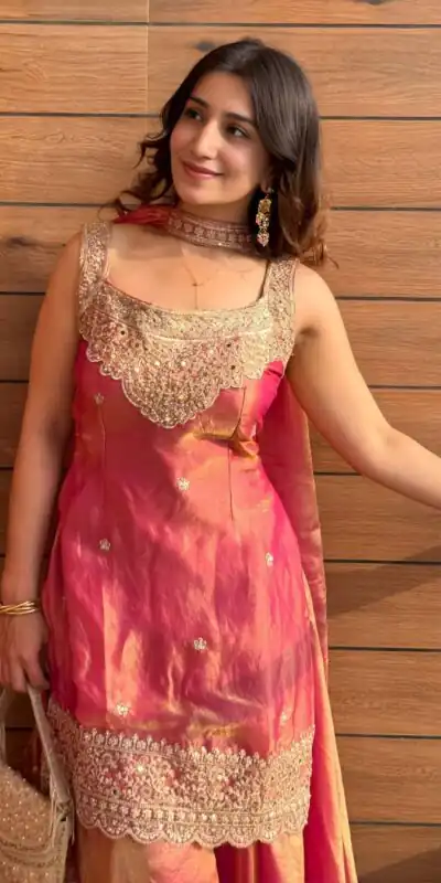 NF 1284 Rust Fandy Silk Salwar Suit with Embroidery Work. Wedding, Party, Festive, Events Now at just ₹1999. Delivery 4-6 Working Days. Shop now. | Jump Suits, Straight Suits, Casual Suits, Creative suits, Designer Suits, Palazzo Suits, Party Wear Suits, Patiala Suits, Salwar suit