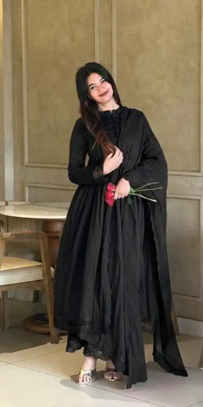 VLM 337 Black Roman Silk Gown Perfect for Wedding, Party, Ethnic Day, Haldi, Diwali – . Festive Deal ₹2099. Delivery 4-6 Working Days. Shop now. | Bollywood Gowns, Creative Gowns, Designer Gowns, Embroidered Gowns, Gowns, Party Wear Gowns