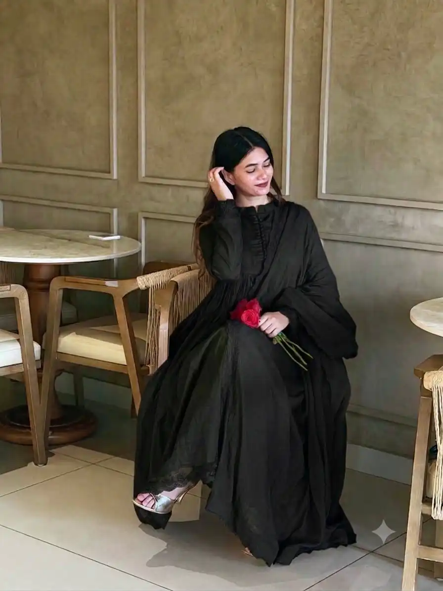 VLM 337 Black Roman Silk Gown Perfect for Wedding, Party, Ethnic Day, Haldi, Diwali – . Festive Deal ₹2099. Delivery 4-6 Working Days. Shop now. | Bollywood Gowns, Creative Gowns, Designer Gowns, Embroidered Gowns, Gowns, Party Wear Gowns