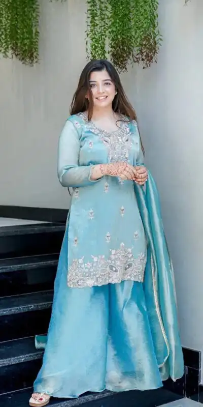DC 114 Blue Fandy Satin Salwar Suit with Embroidery Work & Lace Work. Exclusive Offer ₹1899. Delivery 4-6 Working Days. Shop now. | Jump Suits, Straight Suits, Casual Suits, Creative suits, Designer Suits, Palazzo Suits, Party Wear Suits, Patiala Suits, Salwar suit