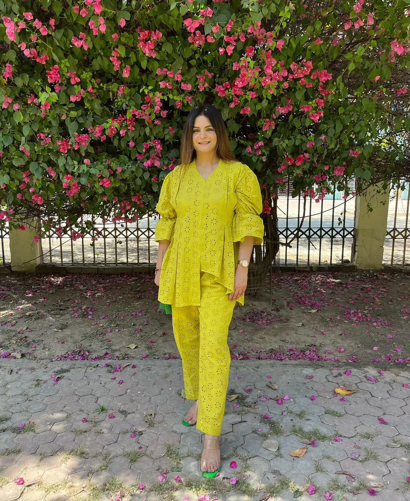 LG 2111 Lime Yellow Cotton Salwar Suit with Embroidery Work. Introductory Price ₹1999. Delivery 4-6 Working Days. Shop now. | Jump Suits, Straight Suits, Casual Suits, Creative suits, Designer Suits, Palazzo Suits, Party Wear Suits, Patiala Suits, Salwar suit