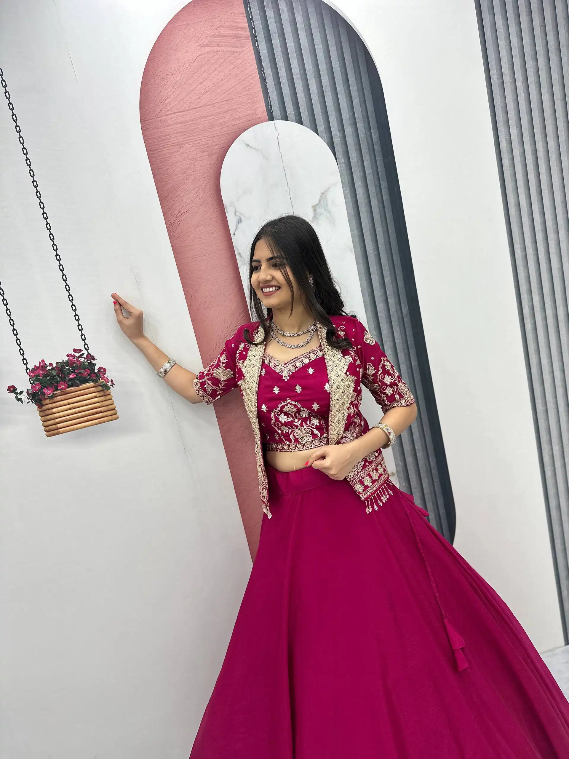 PC 566 Pink Color Chinon silk Lehenga Choli with Cut Work. Special Online Price ₹2649. Delivery 4-6 Working Days. Shop now. | Bollywood Lehenga, Creative Lehenga, Designer Lehenga, Embroidered Lehenga, Lehenga, Party Wear Lehenga
