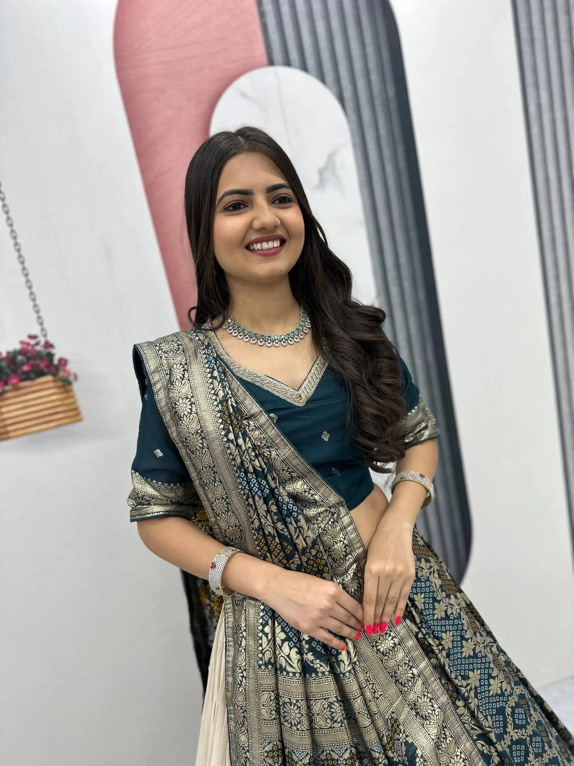 PC 560 Teal in Jacquard Silk Designer Work Lehenga Choli . Introductory Price ₹3249. Delivery 4-6 Working Days. Shop now. | Bollywood Lehenga, Creative Lehenga, Designer Lehenga, Embroidered Lehenga, Lehenga, Party Wear Lehenga