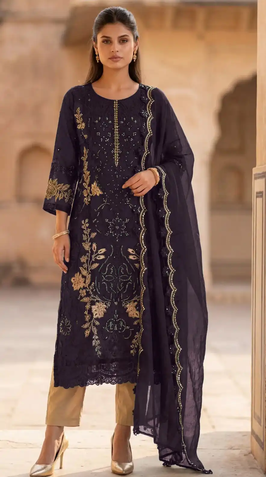 FC 1220 Wine Crunchy Salwar Suit with Embroidery Work. Wedding, Party, Festive, Events Grab it for ₹2149. Delivery 4-6 Working Days. Shop now. | Jump Suits, Straight Suits, Casual Suits, Creative suits, Designer Suits, Palazzo Suits, Party Wear Suits, Patiala Suits, Salwar suit