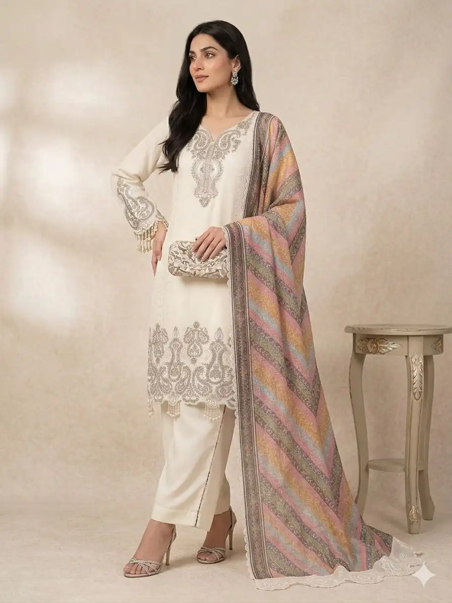 LG 2103 Cream in Star Georgette Embroidery Work Salwar Suit . Introductory Price ₹2449. Delivery 4-6 Working Days. Shop now. | Jump Suits, Straight Suits, Casual Suits, Creative suits, Designer Suits, Palazzo Suits, Party Wear Suits, Patiala Suits, Salwar suit