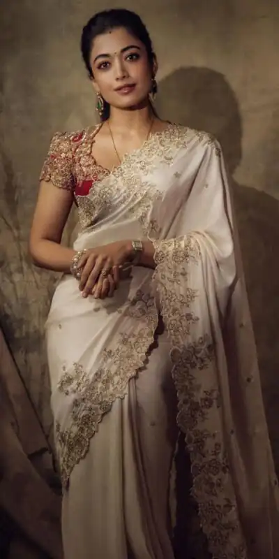 NC 5594 Off White Soft Rangoli Silk Saree with Embroidery Work & Lace Work. Special Price ₹2099. Delivery 4-6 Working Days. Shop now. | Bollywood Sarees, Creative Sarees, Designer Sarees, Embroidered Sarees, Ethnic Saree, Modern Digital sarees, Party Wear Sarees, Sarees