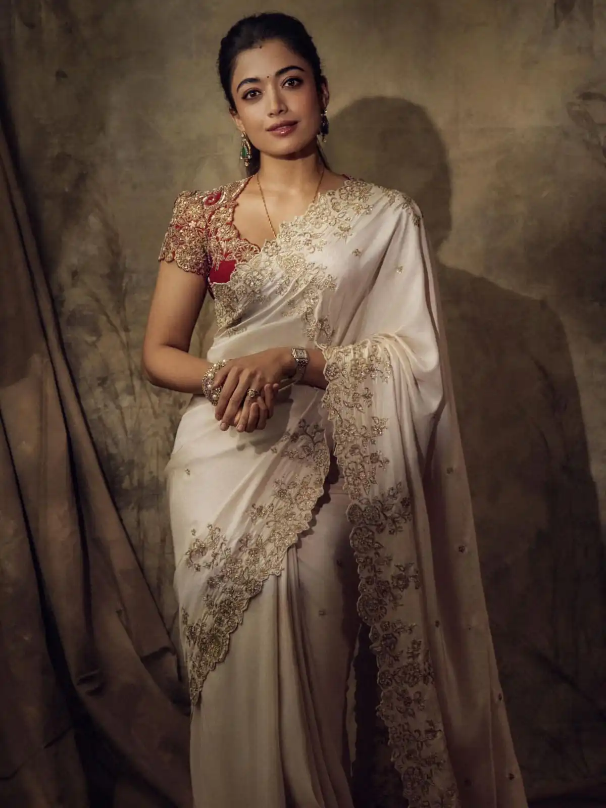 NC 5594 Off White Soft Rangoli Silk Saree with Embroidery Work & Lace Work. Special Price ₹2099. Delivery 4-6 Working Days. Shop now. | Bollywood Sarees, Creative Sarees, Designer Sarees, Embroidered Sarees, Ethnic Saree, Modern Digital sarees, Party Wear Sarees, Sarees