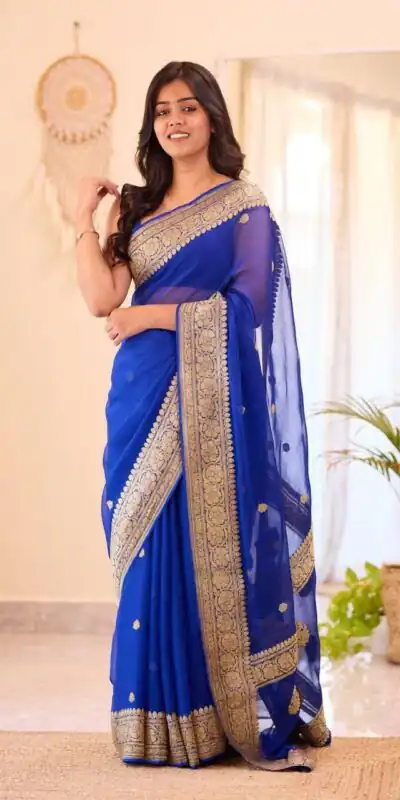 KPR 255 Blue Soft Lilan Slab Saree Perfect for Wedding, Party, Lohri, Durga Puja, Pongal – . Get it for ₹1349. Delivery 4-6 Working Days. Shop now. | Bollywood Sarees, Creative Sarees, Designer Sarees, Embroidered Sarees, Ethnic Saree, Modern Digital sarees, Party Wear Sarees, Sarees