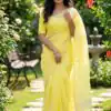 KP 6050 Lime Yellow Soft Lilan Slab Saree Perfect for Wedding, Party, Lohri, Durga Puja, Pongal – . Get it for ₹1299. Delivery 4-6 Working Days. Shop now. | Bollywood Sarees, Creative Sarees, Designer Sarees, Embroidered Sarees, Ethnic Saree, Modern Digital sarees, Party Wear Sarees, Sarees