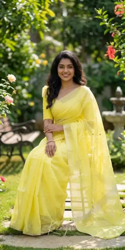 KP 6050 Lime Yellow Soft Lilan Slab Saree Perfect for Wedding, Party, Lohri, Durga Puja, Pongal – . Get it for ₹1299. Delivery 4-6 Working Days. Shop now. | Bollywood Sarees, Creative Sarees, Designer Sarees, Embroidered Sarees, Ethnic Saree, Modern Digital sarees, Party Wear Sarees, Sarees