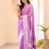 KPR 255 Purple Soft Lilan Slab Saree Perfect for Wedding, Party, Lohri, Durga Puja, Pongal – . Get it for ₹1349. Delivery 4-6 Working Days. Shop now. | Bollywood Sarees, Creative Sarees, Designer Sarees, Embroidered Sarees, Ethnic Saree, Modern Digital sarees, Party Wear Sarees, Sarees