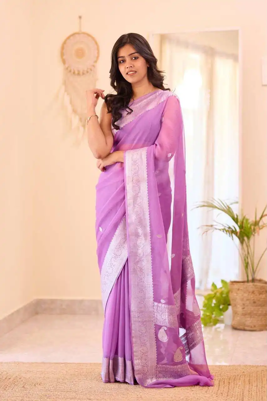 KPR 255 Purple Soft Lilan Slab Saree Perfect for Wedding, Party, Lohri, Durga Puja, Pongal – . Get it for ₹1349. Delivery 4-6 Working Days. Shop now. | Bollywood Sarees, Creative Sarees, Designer Sarees, Embroidered Sarees, Ethnic Saree, Modern Digital sarees, Party Wear Sarees, Sarees