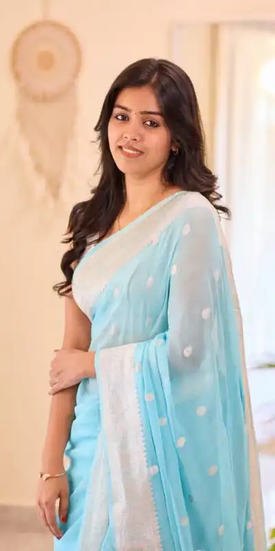 KPR 255 Sky Blue Soft Lilan Slab Saree Perfect for Wedding, Party, Lohri, Durga Puja, Pongal – . Get it for ₹1349. Delivery 4-6 Working Days. Shop now. | Bollywood Sarees, Creative Sarees, Designer Sarees, Embroidered Sarees, Ethnic Saree, Modern Digital sarees, Party Wear Sarees, Sarees