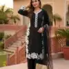 ST 213 Black Color Natural Crep Salwar Suit with Embroidery Work. Wedding, Party, Festive, Best Price ₹1899. Delivery 4-6 Working Days. Shop now. | Jump Suits, Straight Suits, Casual Suits, Creative suits, Designer Suits, Palazzo Suits, Party Wear Suits, Patiala Suits, Salwar suit