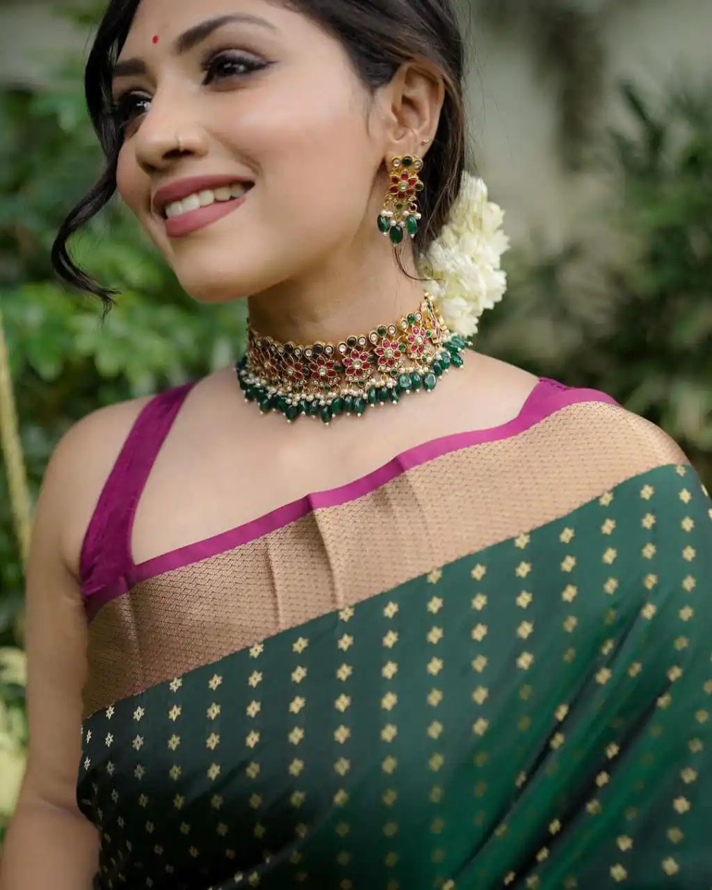 KPR 6047 Green in Soft Lichi Silk Jacquard Work Designer Work Saree . Exclusive Offer ₹1449. Delivery 4-6 Working Days. Shop now. | Bollywood Sarees, Creative Sarees, Designer Sarees, Embroidered Sarees, Ethnic Saree, Modern Digital sarees, Party Wear Sarees, Sarees