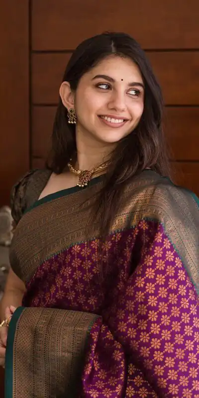 KPR 220 Maroon Soft Lichi Silk Saree Perfect for Wedding, Party, Reception, Diwali, Ethnic Day – . Affordable Price ₹1449. Delivery 4-6 Working Days. | Bollywood Sarees, Creative Sarees, Designer Sarees, Embroidered Sarees, Ethnic Saree, Modern Digital sarees, Party Wear Sarees, Sarees