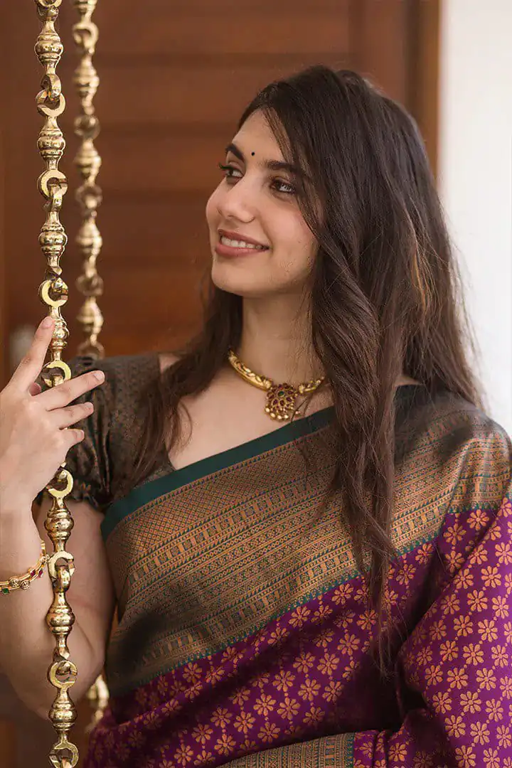 KPR 220 Maroon Soft Lichi Silk Saree Perfect for Wedding, Party, Reception, Diwali, Ethnic Day – . Affordable Price ₹1449. Delivery 4-6 Working Days. | Bollywood Sarees, Creative Sarees, Designer Sarees, Embroidered Sarees, Ethnic Saree, Modern Digital sarees, Party Wear Sarees, Sarees