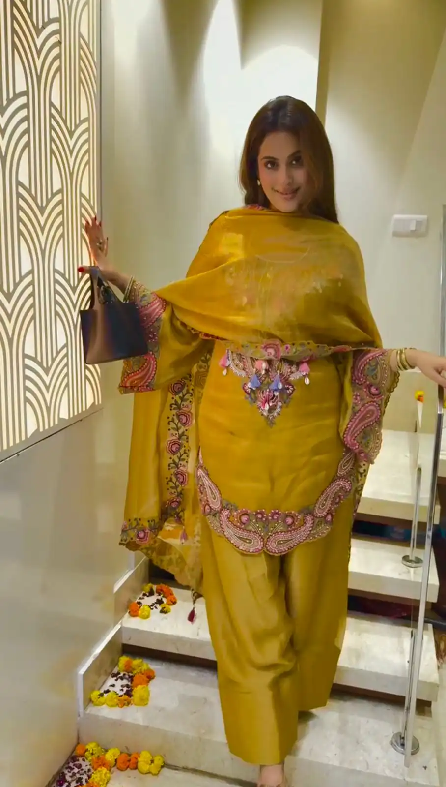 SRK 5348 Mustered Color Georgette Mirror Embroidery Work Salwar Suit . Best Price ₹2399. Delivery 4-6 Working Days. Shop now. | Jump Suits, Straight Suits, Casual Suits, Creative suits, Designer Suits, Palazzo Suits, Party Wear Suits, Patiala Suits, Salwar suit
