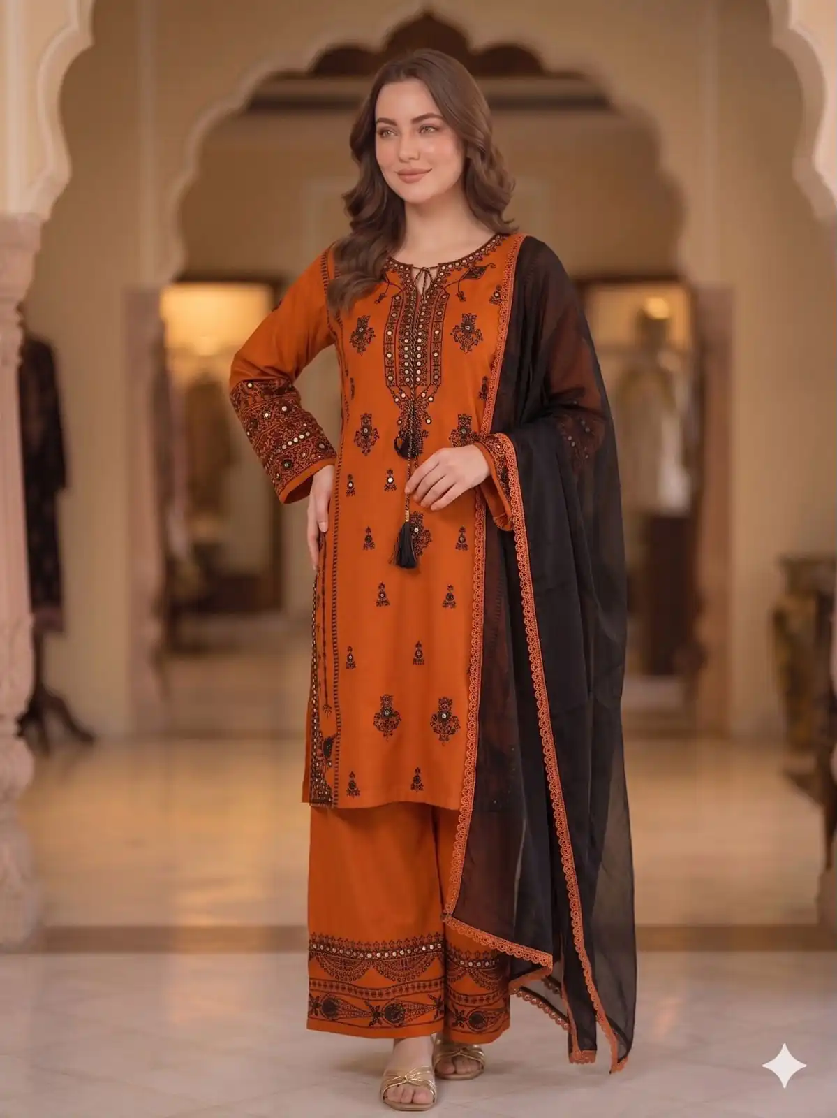 BE 465 Orange in Faux Georgette Mirror Embroidery Work Salwar Suit . Best Price ₹1999. Delivery 4-6 Working Days. Shop now. | Jump Suits, Straight Suits, Casual Suits, Creative suits, Designer Suits, Palazzo Suits, Party Wear Suits, Patiala Suits, Salwar suit