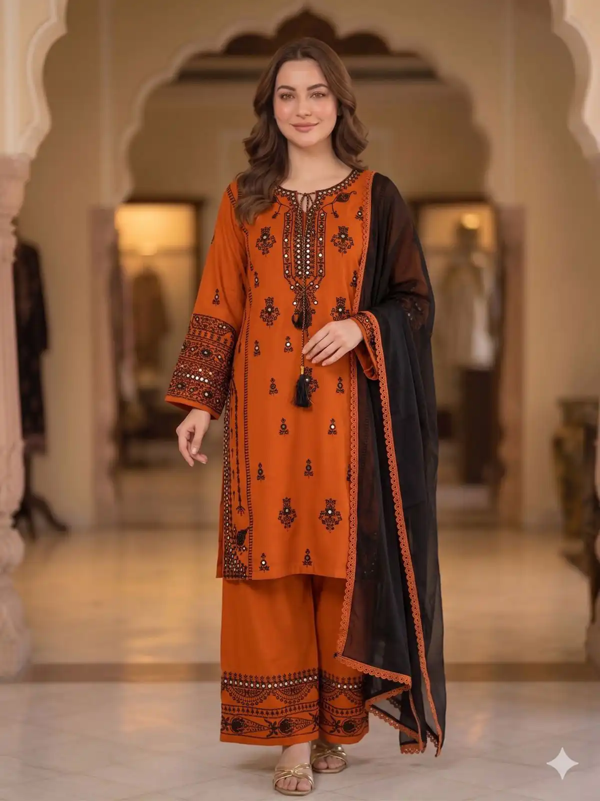 BE 465 Orange in Faux Georgette Mirror Embroidery Work Salwar Suit . Best Price ₹1999. Delivery 4-6 Working Days. Shop now. | Jump Suits, Straight Suits, Casual Suits, Creative suits, Designer Suits, Palazzo Suits, Party Wear Suits, Patiala Suits, Salwar suit