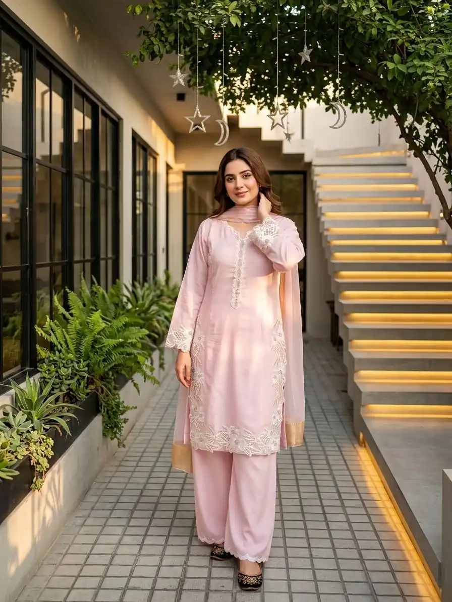 ST 213 Pink Color Natural Crep Salwar Suit with Embroidery Work. Wedding, Party, Festive, Best Price ₹1899. Delivery 4-6 Working Days. Shop now. | Jump Suits, Straight Suits, Casual Suits, Creative suits, Designer Suits, Palazzo Suits, Party Wear Suits, Patiala Suits, Salwar suit