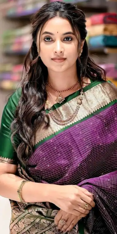 KPR 307 Purple in Soft Lichi Silk Jacquard Work Designer Work Saree . Exclusive Offer ₹1449. Delivery 4-6 Working Days. Shop now. | Bollywood Sarees, Creative Sarees, Designer Sarees, Embroidered Sarees, Ethnic Saree, Modern Digital sarees, Party Wear Sarees, Sarees