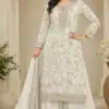 FC 1967 White Chinon Embroidery Work Salwar Suit Wedding, Party, Festive, Events,, Reception,, Price ₹3049. Delivery 4-6 Working Days. Shop now. | Jump Suits, Straight Suits, Casual Suits, Creative suits, Designer Suits, Palazzo Suits, Party Wear Suits, Patiala Suits, Salwar suit