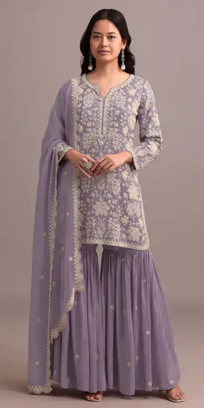 FC 703 Purple in Georgette Embroidery Work & Lace Work Salwar Suit . Festive Deal ₹2549. Delivery 4-6 Working Days. Shop now. | Jump Suits, Straight Suits, Casual Suits, Creative suits, Designer Suits, Palazzo Suits, Party Wear Suits, Patiala Suits, Salwar suit