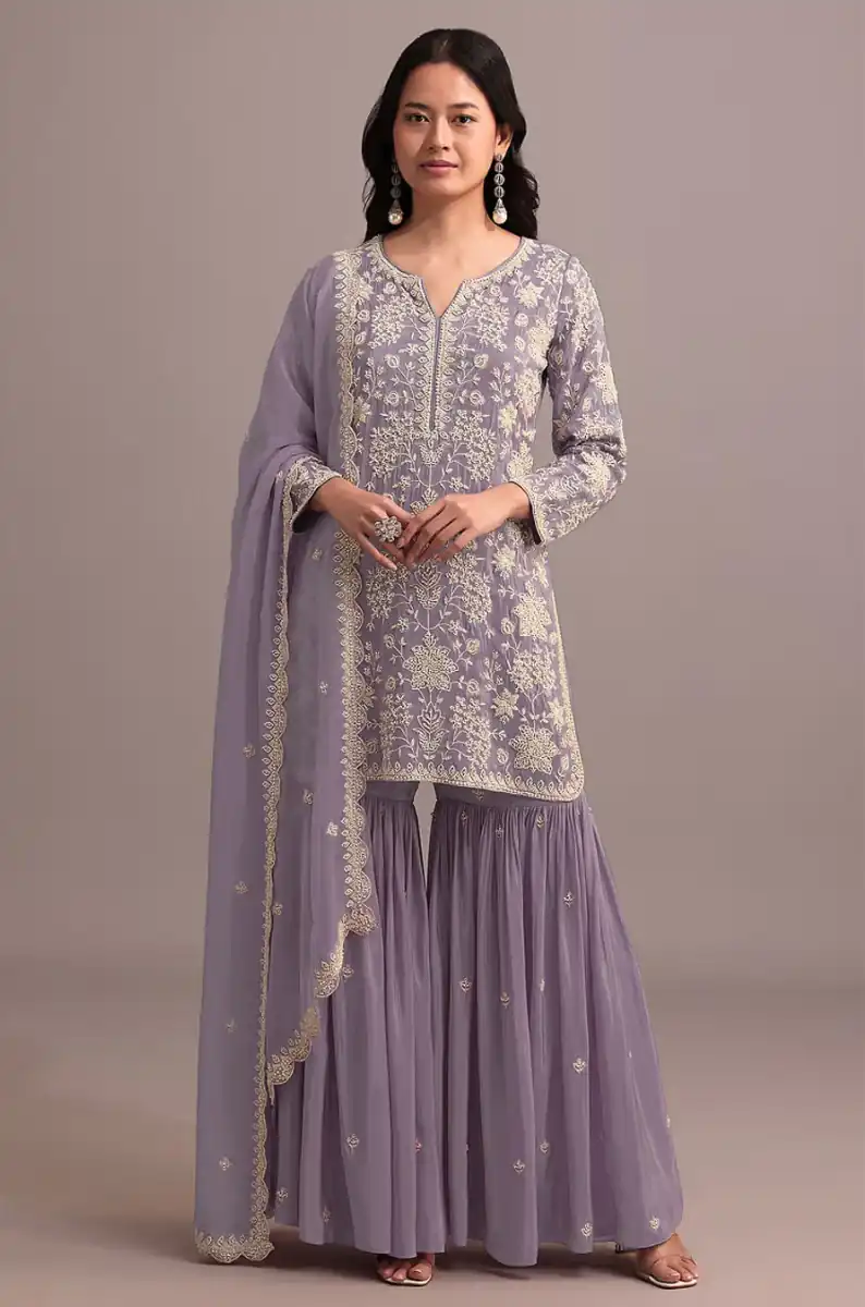 FC 703 Purple in Georgette Embroidery Work & Lace Work Salwar Suit . Festive Deal ₹2549. Delivery 4-6 Working Days. Shop now. | Jump Suits, Straight Suits, Casual Suits, Creative suits, Designer Suits, Palazzo Suits, Party Wear Suits, Patiala Suits, Salwar suit