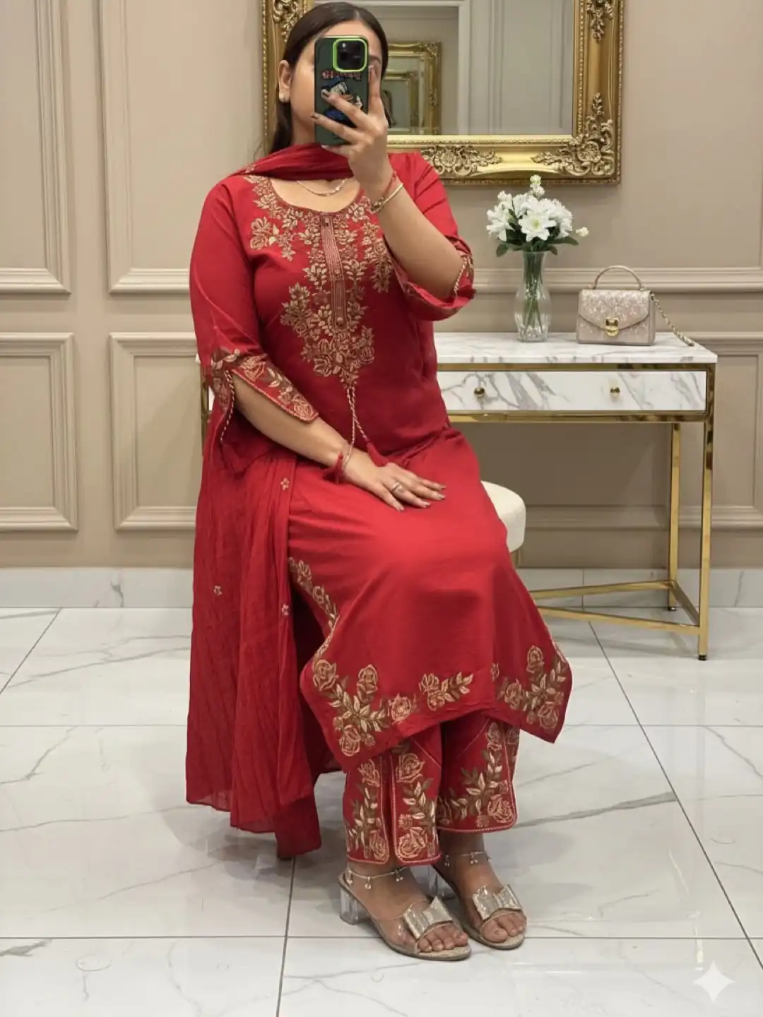 BE 473 Red Color Roman Silk Salwar Suit with Embroidery Work. Available at ₹1999 only. Delivery 4-6 Working Days. Shop now. | Jump Suits, Straight Suits, Casual Suits, Creative suits, Designer Suits, Palazzo Suits, Party Wear Suits, Patiala Suits, Salwar suit