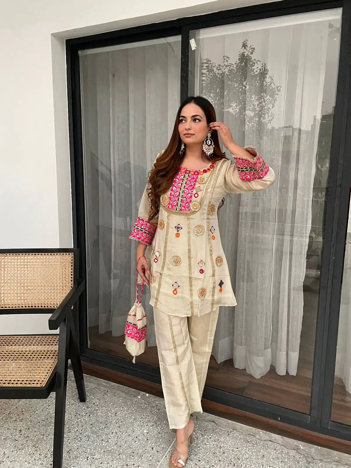 LG 2091 Cream in Cos Moss Mirror Work & Embroidery Work Salwar Suit . Festive Deal ₹2049. Delivery 4-6 Working Days. Shop now. | Jump Suits, Straight Suits, Casual Suits, Creative suits, Designer Suits, Palazzo Suits, Party Wear Suits, Patiala Suits, Salwar suit