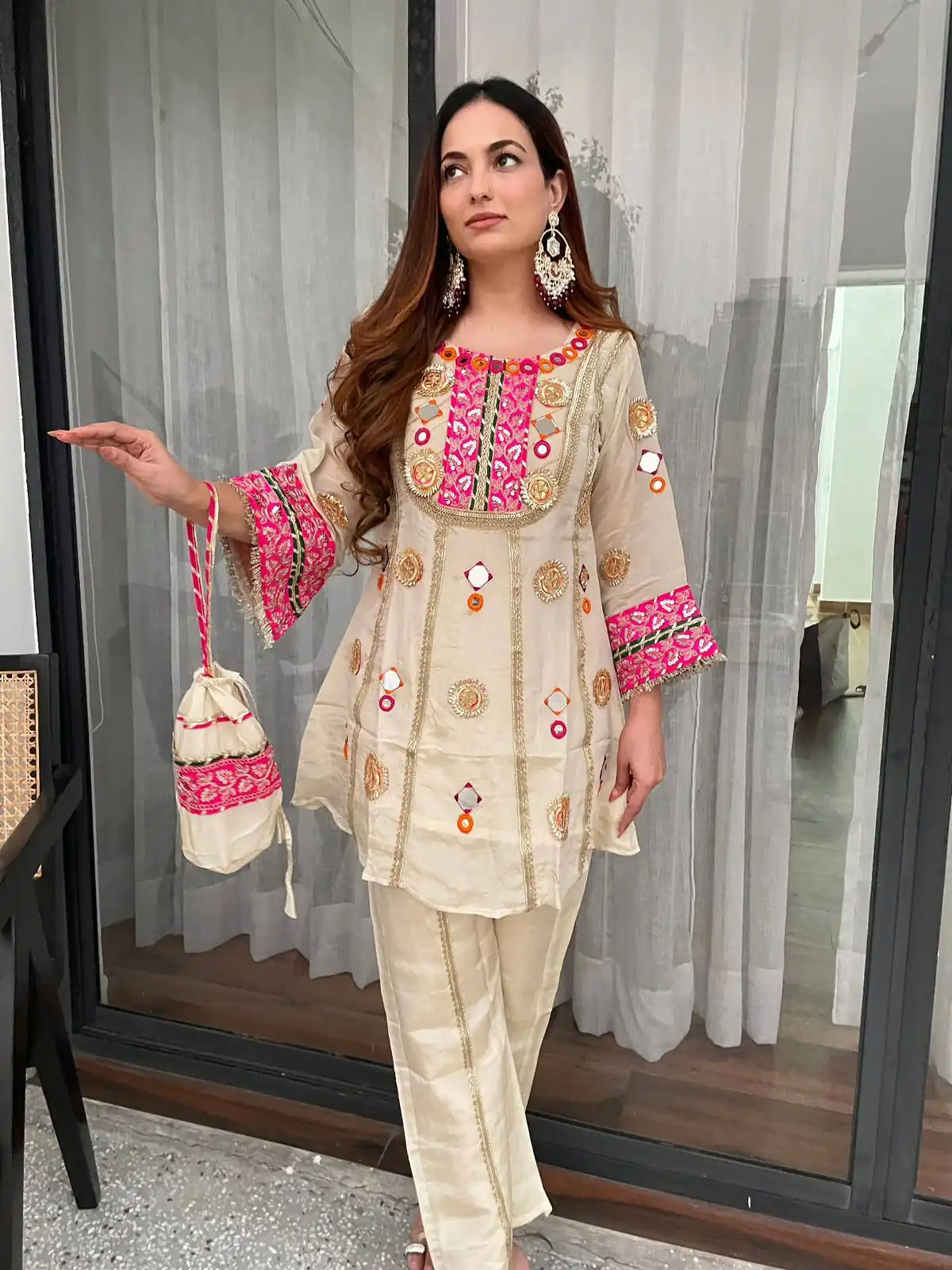 LG 2091 Cream in Cos Moss Mirror Work & Embroidery Work Salwar Suit . Festive Deal ₹2049. Delivery 4-6 Working Days. Shop now. | Jump Suits, Straight Suits, Casual Suits, Creative suits, Designer Suits, Palazzo Suits, Party Wear Suits, Patiala Suits, Salwar suit