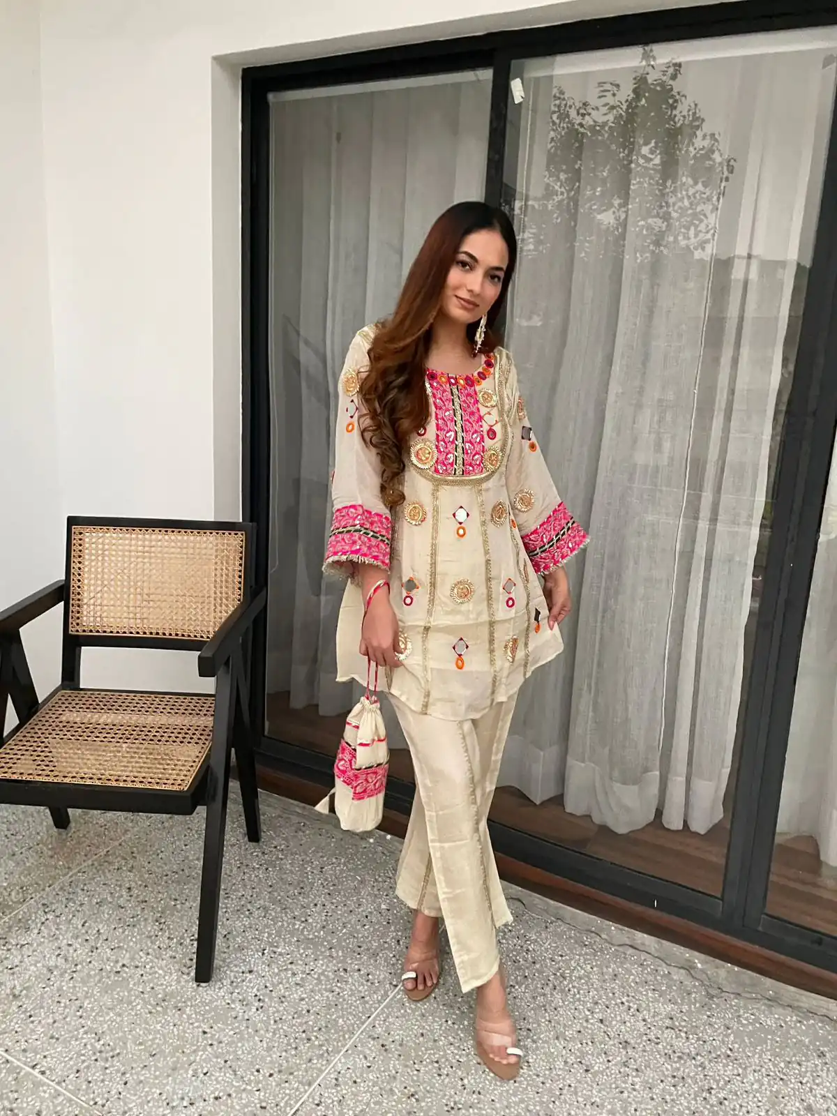 LG 2091 Cream in Cos Moss Mirror Work & Embroidery Work Salwar Suit . Festive Deal ₹2049. Delivery 4-6 Working Days. Shop now. | Jump Suits, Straight Suits, Casual Suits, Creative suits, Designer Suits, Palazzo Suits, Party Wear Suits, Patiala Suits, Salwar suit