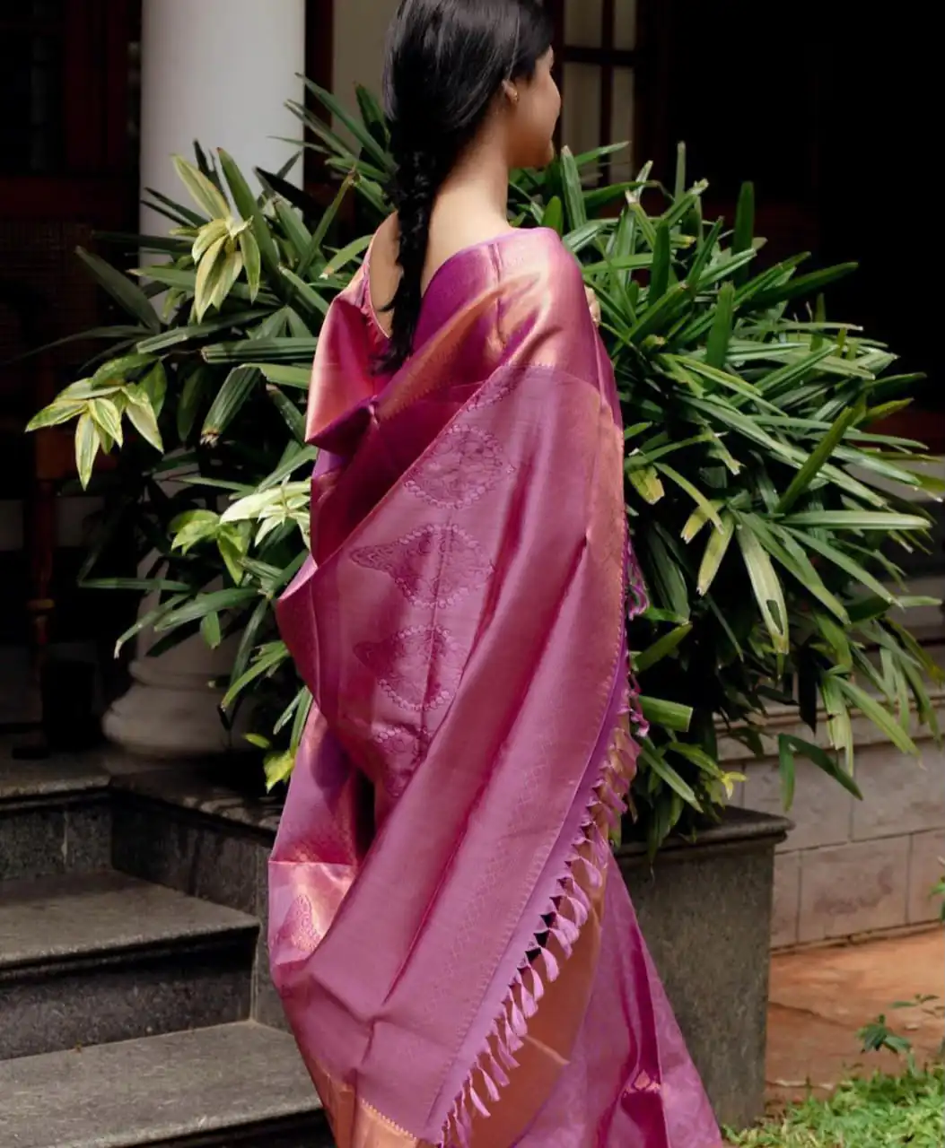 KPR 301 Pink in Soft Lichi Silk Jacquard Work Designer Work Saree . Exclusive Offer ₹1349. Delivery 4-6 Working Days. Shop now. | Bollywood Sarees, Creative Sarees, Designer Sarees, Embroidered Sarees, Ethnic Saree, Modern Digital sarees, Party Wear Sarees, Sarees
