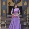 KA 5069 Lavender Cosmos Silk Lehenga Choli with Zari & Embroidery Work. Introductory Price ₹2499. Delivery 4-6 Working Days. Shop now. | Bollywood Lehenga, Creative Lehenga, Designer Lehenga, Embroidered Lehenga, Lehenga, Party Wear Lehenga