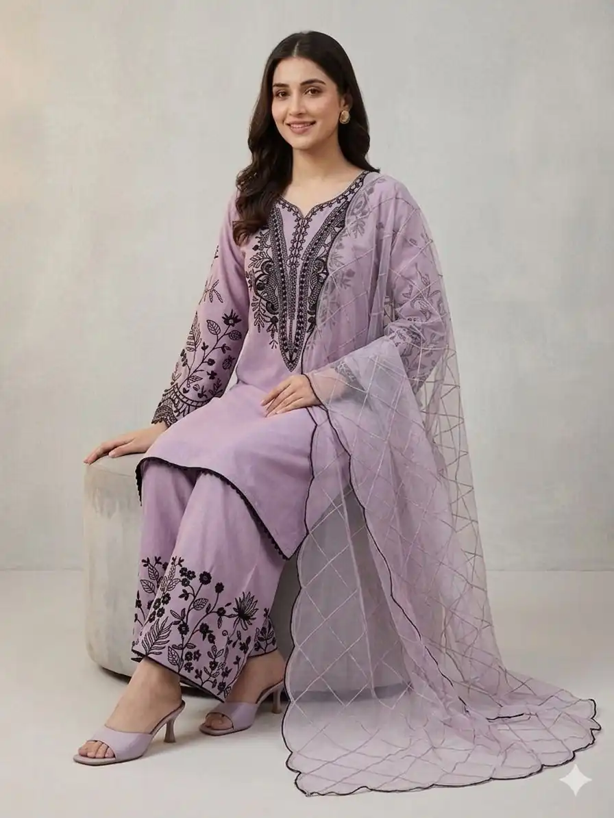 LG 2101 Purple Color Mal Cotton Embroidery Work Salwar Suit . Wedding, Party, Festive, Events, Get it for ₹2099. Delivery 4-6 Working Days. Shop now. | Jump Suits, Straight Suits, Casual Suits, Creative suits, Designer Suits, Palazzo Suits, Party Wear Suits, Patiala Suits, Salwar suit