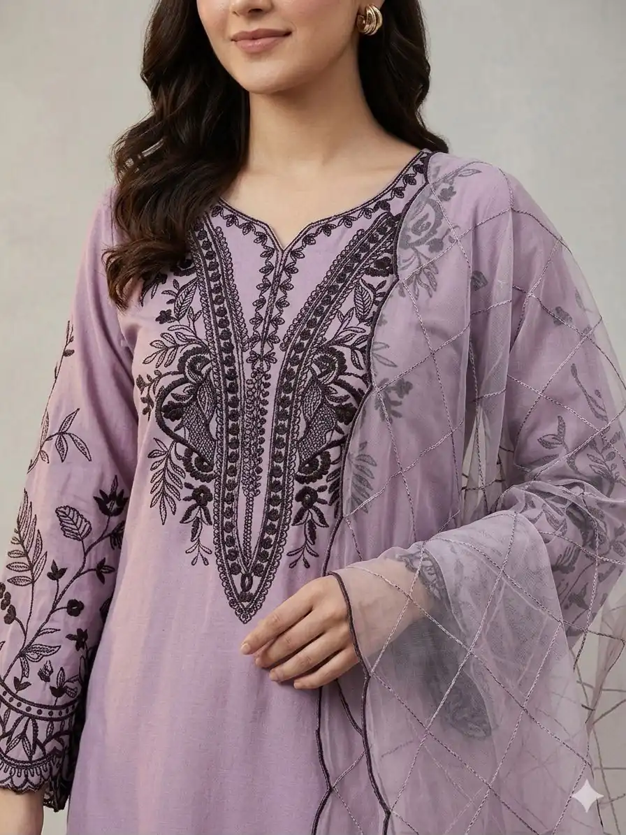 LG 2101 Purple Color Mal Cotton Embroidery Work Salwar Suit . Wedding, Party, Festive, Events, Get it for ₹2099. Delivery 4-6 Working Days. Shop now. | Jump Suits, Straight Suits, Casual Suits, Creative suits, Designer Suits, Palazzo Suits, Party Wear Suits, Patiala Suits, Salwar suit