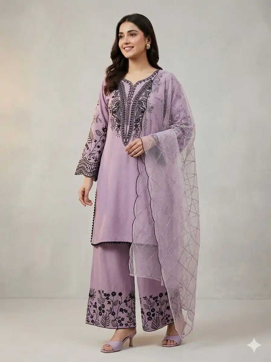 LG 2101 Purple Color Mal Cotton Embroidery Work Salwar Suit . Wedding, Party, Festive, Events, Get it for ₹2099. Delivery 4-6 Working Days. Shop now. | Jump Suits, Straight Suits, Casual Suits, Creative suits, Designer Suits, Palazzo Suits, Party Wear Suits, Patiala Suits, Salwar suit