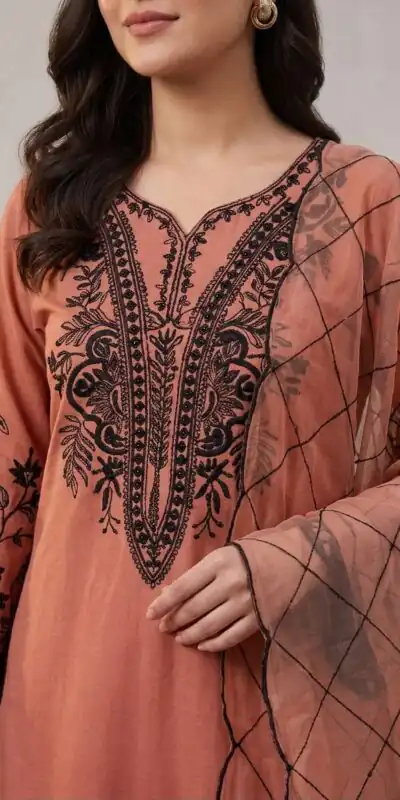 LG 2101 Rust Color Mal Cotton Embroidery Work Salwar Suit . Wedding, Party, Festive, Events, Get it for ₹2099. Delivery 4-6 Working Days. Shop now. | Jump Suits, Straight Suits, Casual Suits, Creative suits, Designer Suits, Palazzo Suits, Party Wear Suits, Patiala Suits, Salwar suit