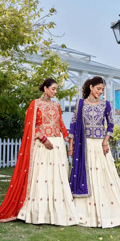 Ram 173 Navy Blue in Color Vichitra Silk Embroidery Work Lehenga Choli . Now at just ₹2549. Delivery 4-6 Working Days. Shop now. | Bollywood Lehenga, Creative Lehenga, Designer Lehenga, Embroidered Lehenga, Lehenga, Party Wear Lehenga