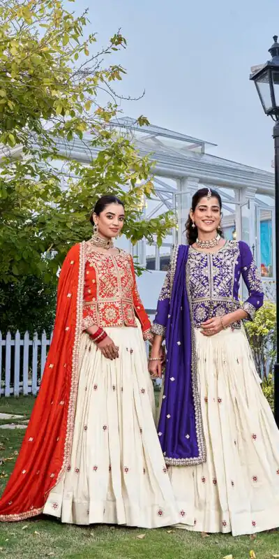Ram 173 Navy Blue in Color Vichitra Silk Embroidery Work Lehenga Choli . Now at just ₹2549. Delivery 4-6 Working Days. Shop now. | Bollywood Lehenga, Creative Lehenga, Designer Lehenga, Embroidered Lehenga, Lehenga, Party Wear Lehenga